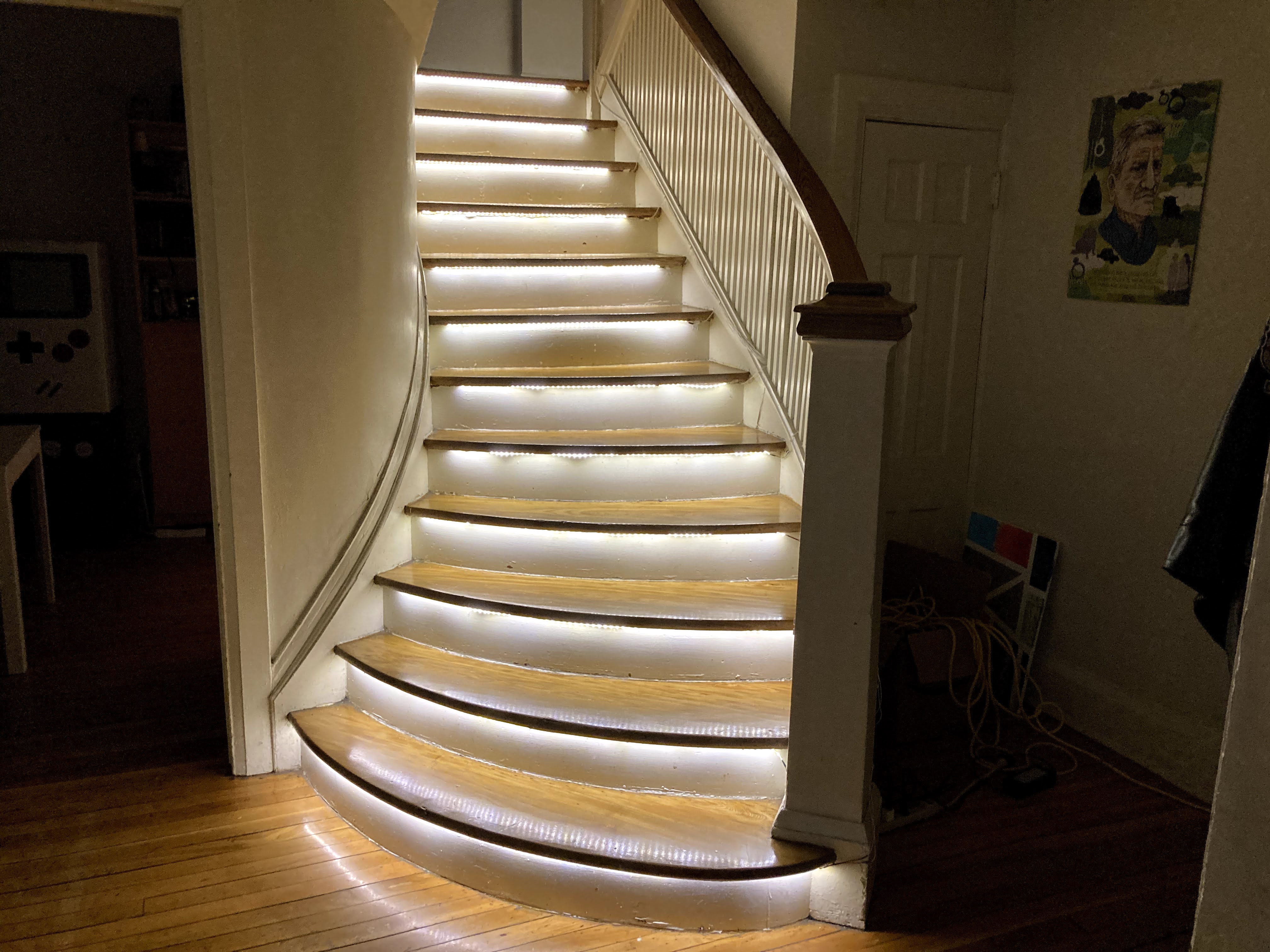 Cascading LED Stair | gidge.dev